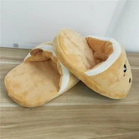 Cute Kawaii Boba Milk Tea Plush Slippers Pearl Milk Tea Autumn and Winter Home Slippers Warm Soft Sole Shoes Girls Gifts 2