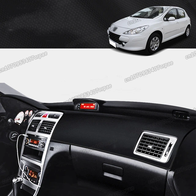 Taijs Auto Armaturenbrett Abdeckung Dash Matte für Peugeot 307 Sonnenschutz  Dashmat Pad Teppich Anti-UV Automobil Protector Auto Styling