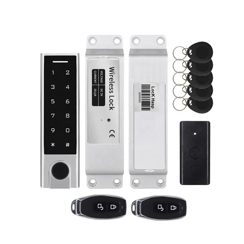 

Outdoor Smart Door Lock Kit DIY Wireless Fingerprint Reader Waterproof Access Control System
