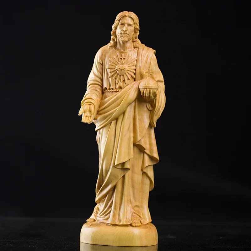 Boxwood Jesus Carving Statue 1