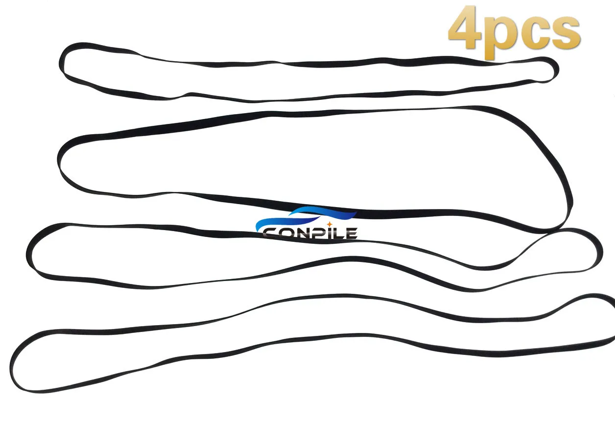 

4pcs 4mm/5mm width transmission rubber drive belt for walkman repeater cassette deck counter audio tape recorder player