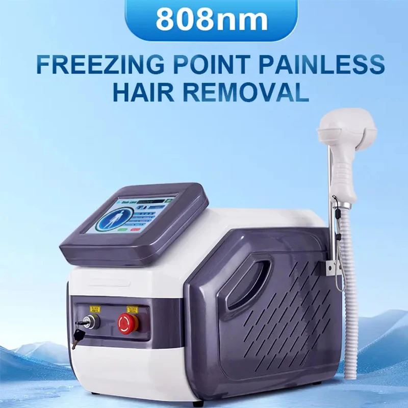 Fast painless Diode Laser 755 808 1064 / 808nm Diode Laser Hair Removal Machine Ice Platinum