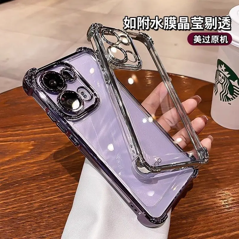 Luxury Silicone Transparent Skin-Friendly TPU Case Cover - Premium Bumper