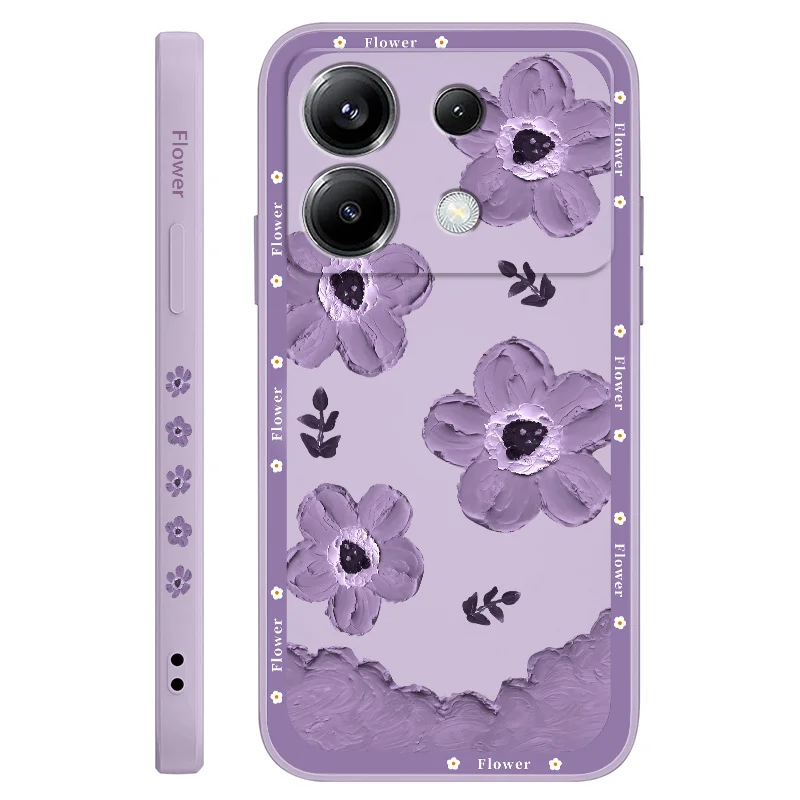 Strawberry Floral Silicone Phone Case