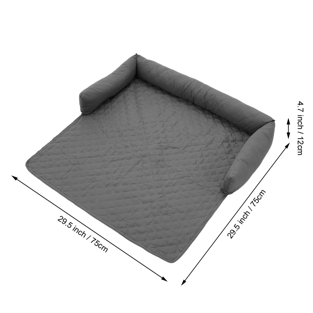 Voltsify Waterproof Pet Bed Furniture Protector Mat Dog Sofa Cover with Pillow