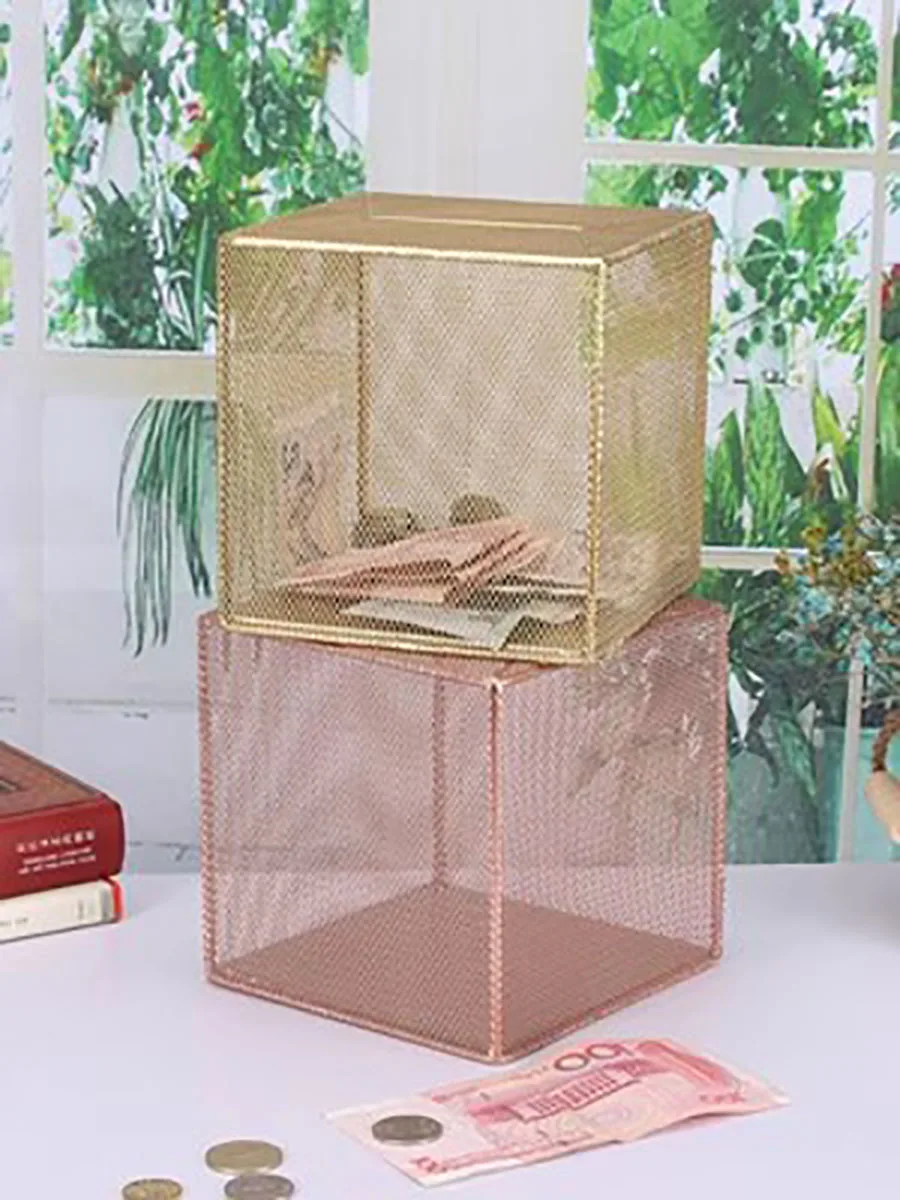 Transparent Money Tank for Adult and Children, 365 Day Money Saving Table, Can't Open Money Box, Change Money