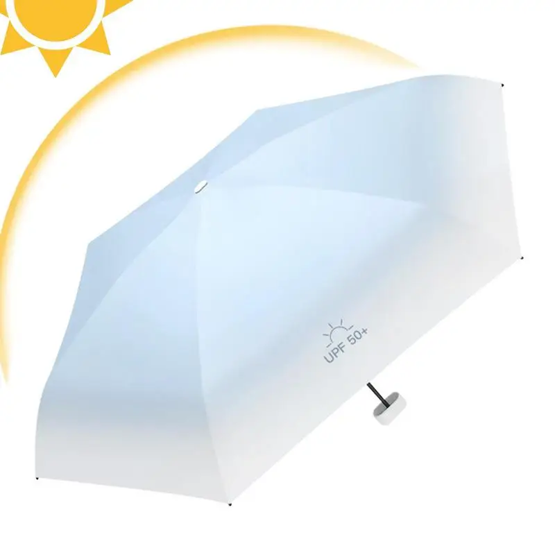 

Mini Sunshade Umbrella Rainproof Sun Protection Outdoor Traveling Portable Mini Folding Sunscreen Umbrella For Rain And Sun