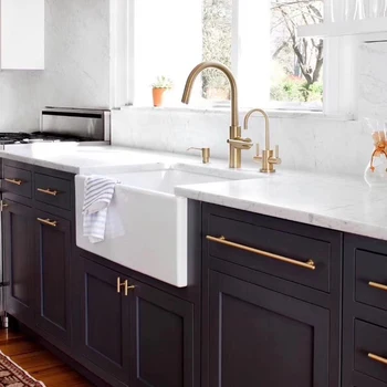 อ่างล้างจานเซรามิกสีขาวแบบติดผนัง, อ่างล้างจานแบบเดี่ยวสไตล์เรโทร, อ่างล้างจานแบบกึ่งฝังมุมฉากสำหรับใช้ในบ้าน 1