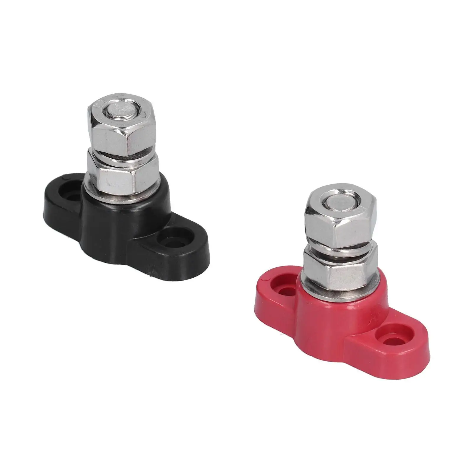 Battery Junction Posts Red and Black Power Distribution Studs Termina for refitting Cars