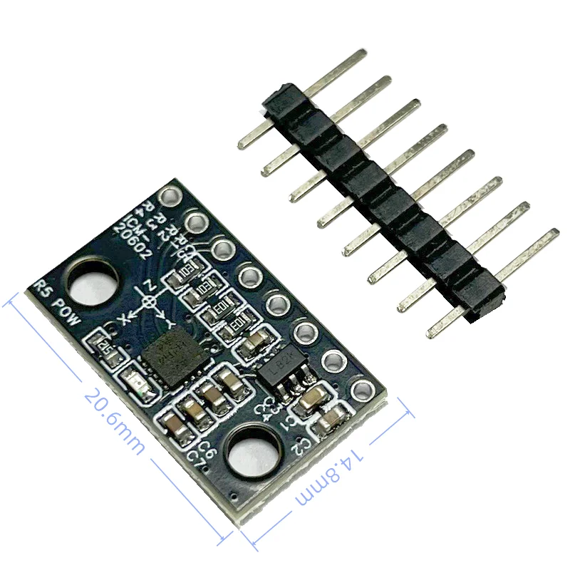 Das Sensormodul ICM-20602, ein hochpräzises sechsachsiges Beschleunigungsmesser- und Gyroskopmodul, ersetzt das MPU-6050.