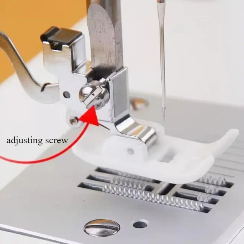 Sewing Presser Foot 1/5pcs Non-stick Pressure Foot Snap on Leather Multi-Function Parts Home Sewing Machine