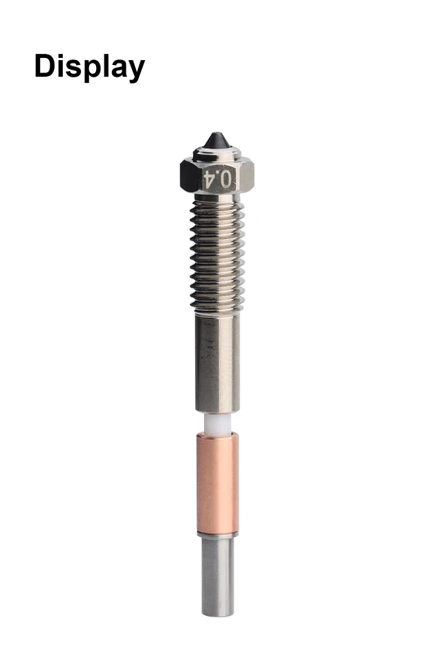 QIDI TECH 3D Printer Bimetallic Extruder Nozzles – 0.4mm For QIDI PLUS4 | High-Temperature Replacement Nozzles