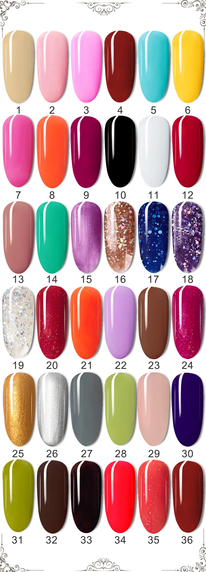 Manicure Set Choose 12/10 Colors Gel Polish Base Top Coat Nail Kit 24w/54w Uv Led Lamp Electric Manicure Handle Nail Art set 6