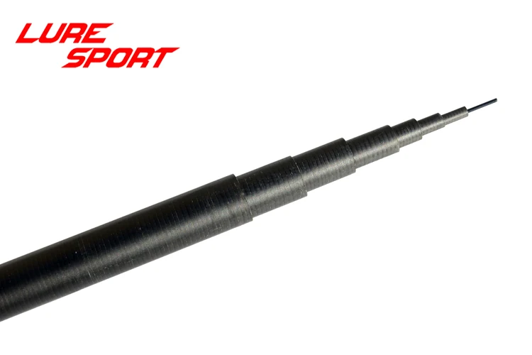 LureSport 2 Sets Matte 1.8m 6sections 2.1m 7sections 2.7m 8sections Carbon Solid Tip Travel Blank Rod Building Component_voghion.com