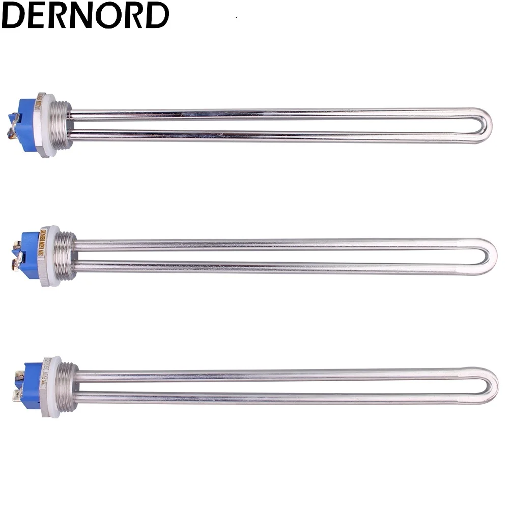 Elemento Riscaldante Elettrico 3000W DERNORD - Flangia BSP 1.25 Pollici, Acciaio Inox Per Scaldabagno - Foto 8