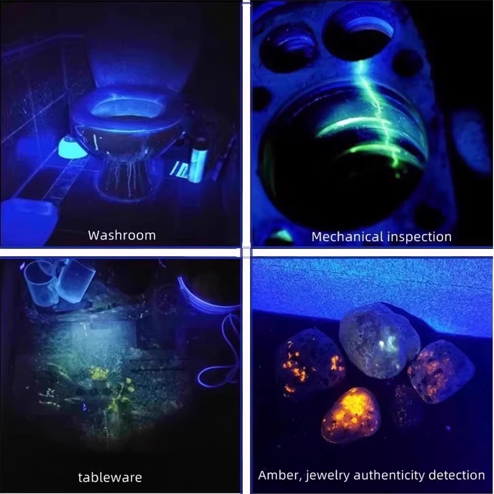 Four Lights On, Jade Flashlight, Strong Light Recognition, Jewelry, Jade, Reading, Playing, Beeswax, Ultraviolet Paper Money Det_voghion.com