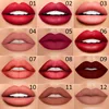 2 In 1 Matte Lipstick Pencil Double Head Lip Liner Pen Red Nude Long Lasting Waterproof Lady Charming Lip Pencil Makeup Tools