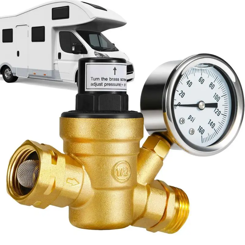 

Rv Water Pressure Regulator Lead-free Water Pressure Regulator For Travel Trailer RV Must Haves Water Pressure Reducer For RV