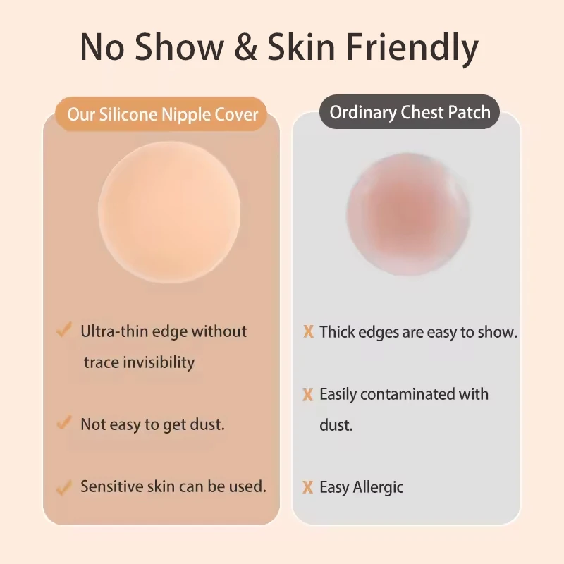 Nipple Cover Pasties Silicone Adhesive Sticky Bra Liner Women Reusable Breast Sticker No Show Invisible Boob Tape silicone breast patch silicone nipple cover invisible stick on bra sticky bra breast nipple covers silicone adhesive bra breast sticker