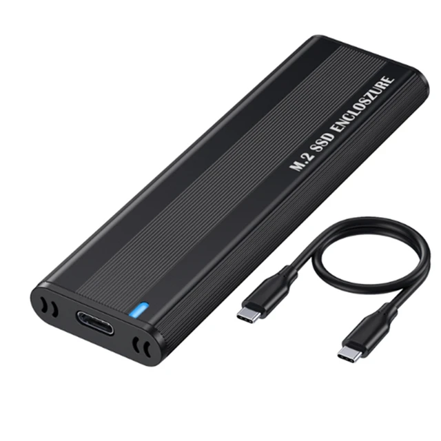 M2 SSD Case NVME SATA Dual Protocol M.2 To USB Type C 3.1 SSD Adapter For NVME  PCIE NGFF SATA SSD Disk Box - AliExpress
