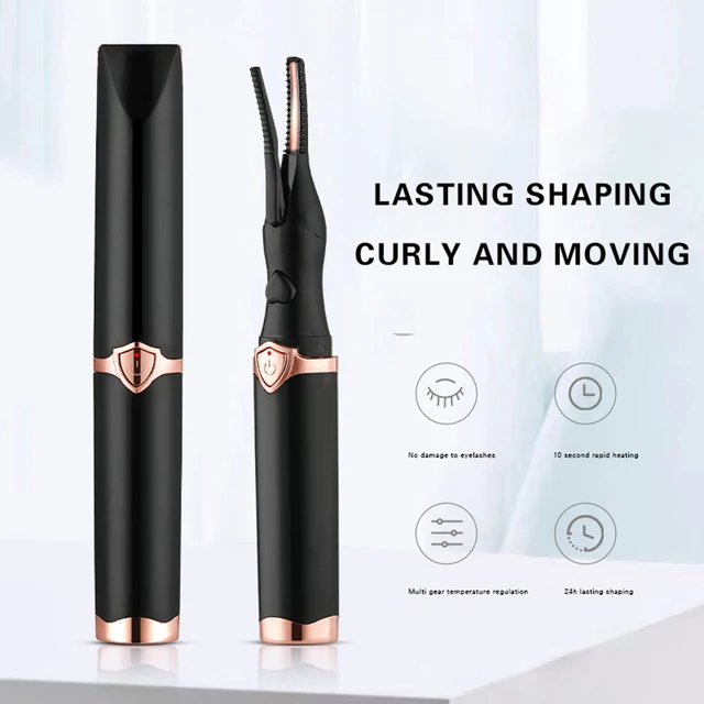 Electric Eyelash Curlers Rechargeable 3 Heat Modes Fast Heating Handheld Eyelash Curler Ideal Gift for Women Girlfriend 2