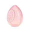 Empty Makeup Sponge Storage Box Plastic Egg Shaped Cosmetic Puff Organizer Rack Portable Makeup Blender Holder Stand Drying Box 5