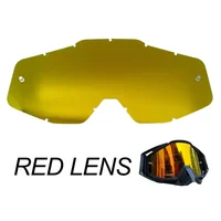 Lunettes de Motocross remplacer lentille tout-terrain moto ATV lunettes de moto lentille de couleur casque lunettes lentille accessoires lentille de rechange 4