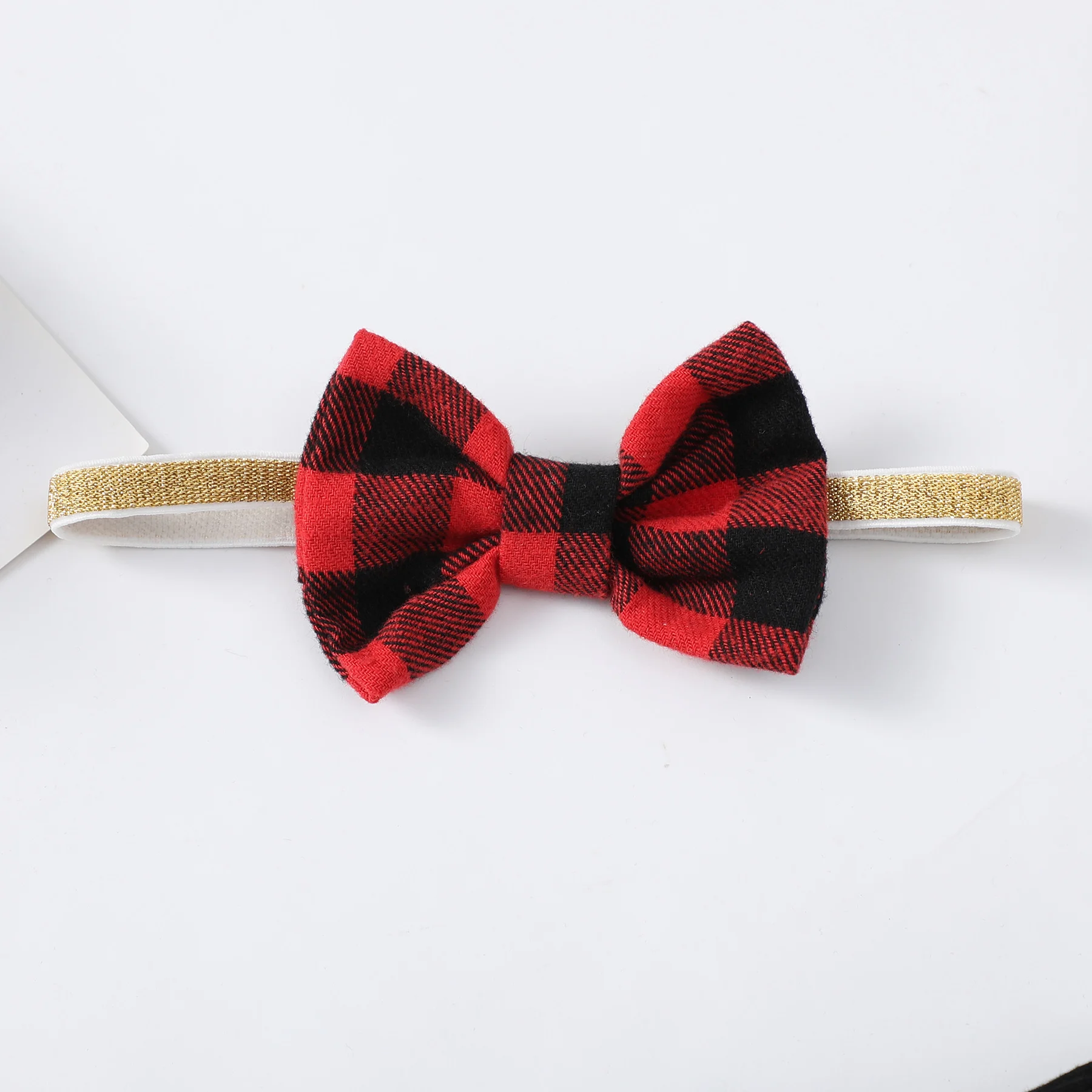 Newborn Baby Girl Dress girls dress baby girl dress With Small Fly Sleeve Checkered Dress and Bow Headband 0-18Months old Baby Spring And autumn