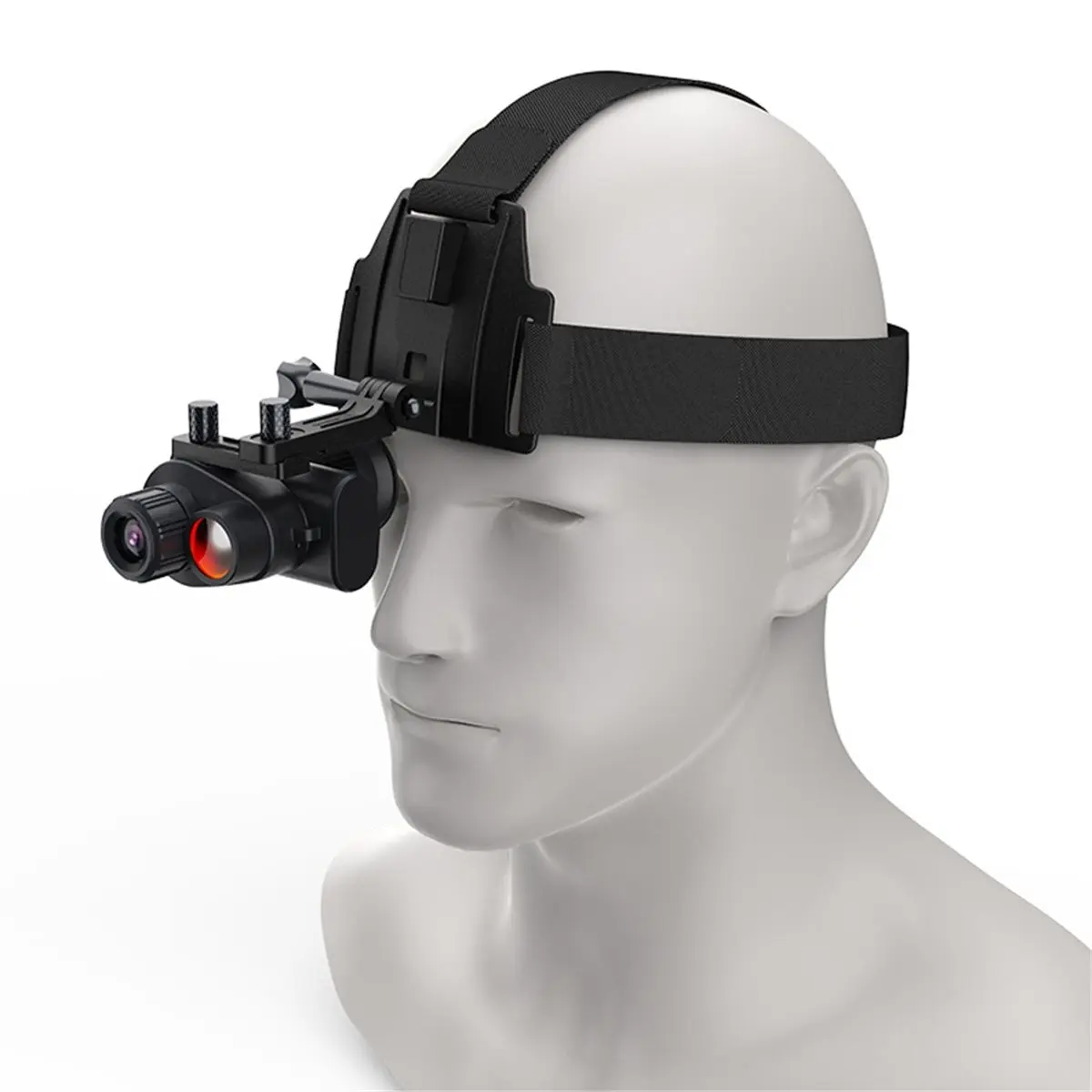 A10R NV4500 4K UHD 적외선 야간 투시경 고글 헤드 마운트형 미니 디지털 망원경 카메라 (사냥 캠핑용)