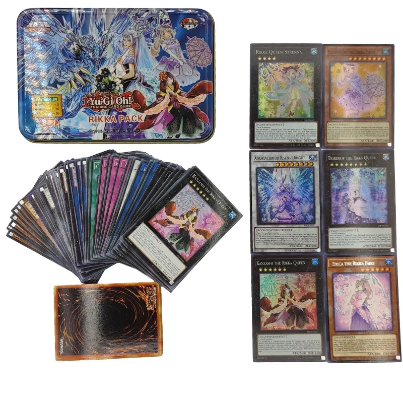 Yu Gi Oh Cards KAIBA PACK 3 Card Deck English TCG Holographic Golden White Dragon Duel Game Collection with Tin Box