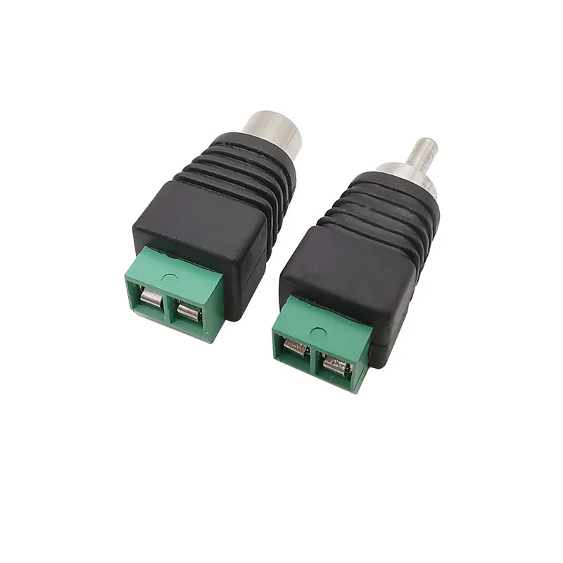 RCA Cable Connectors 10-Pack RCA Male To Male Coupler Adapters