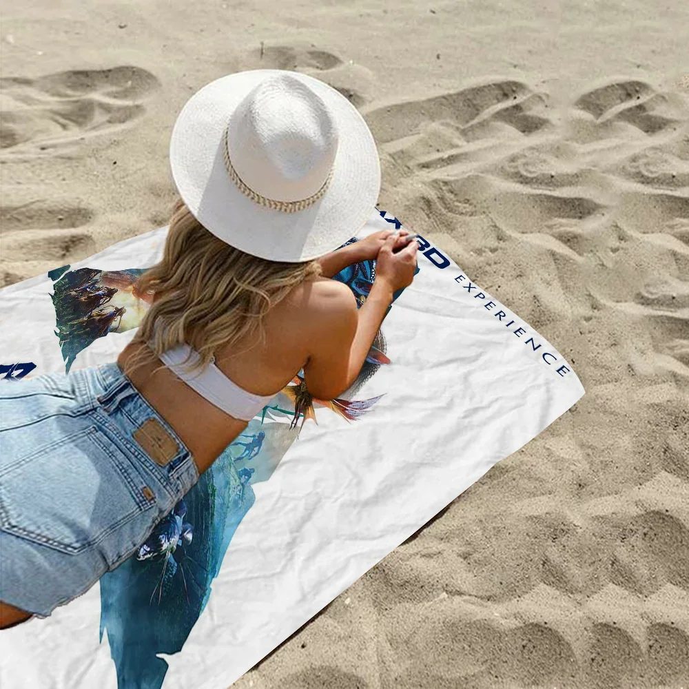 A-Avatar T-The Way of W-Waters Microfiber Beach Towel Absorbent Quick dry Soft Yoga Swimming Resort Mountain Climbing Towel 5