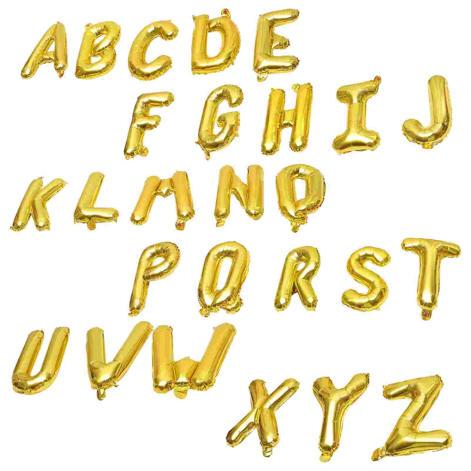 

Foil Letter Balloons A- Z Alphabet Balloons Aluminum Hanging Foil Film Alphabet Letter Balloons for Wedding Birthday