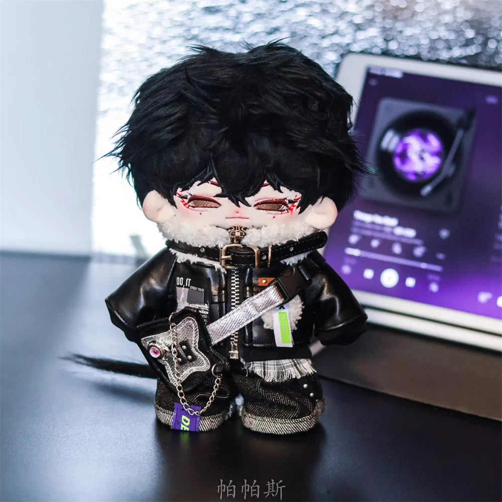 Original Music Guitar Rock Handsome Cool Guy Suit For 20cm Doll Toy Costume Clothes Cosplay Kids Gift Cute 4