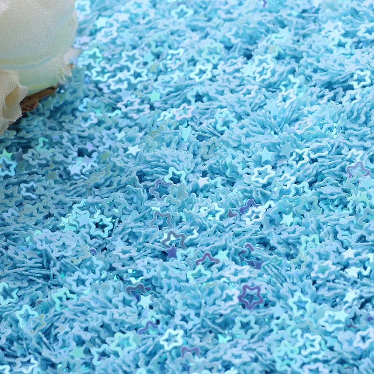 4mm 20g Stars Flower Glittering Sequins Paillettes Sprinkles For Slime Additives DIY Slime Accessories Filler Wedding Nail Art slime kit