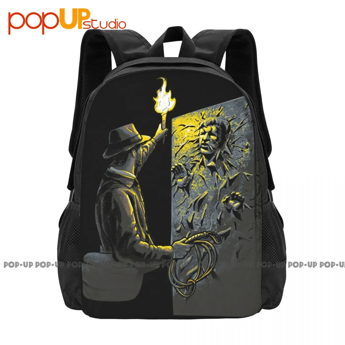 Indiana Jones Han Solo Carbonite Cool Zaino Casual Borsa Da Palestra Creativa Da Viaggio Di Grande Capacità Di Grande Capacità