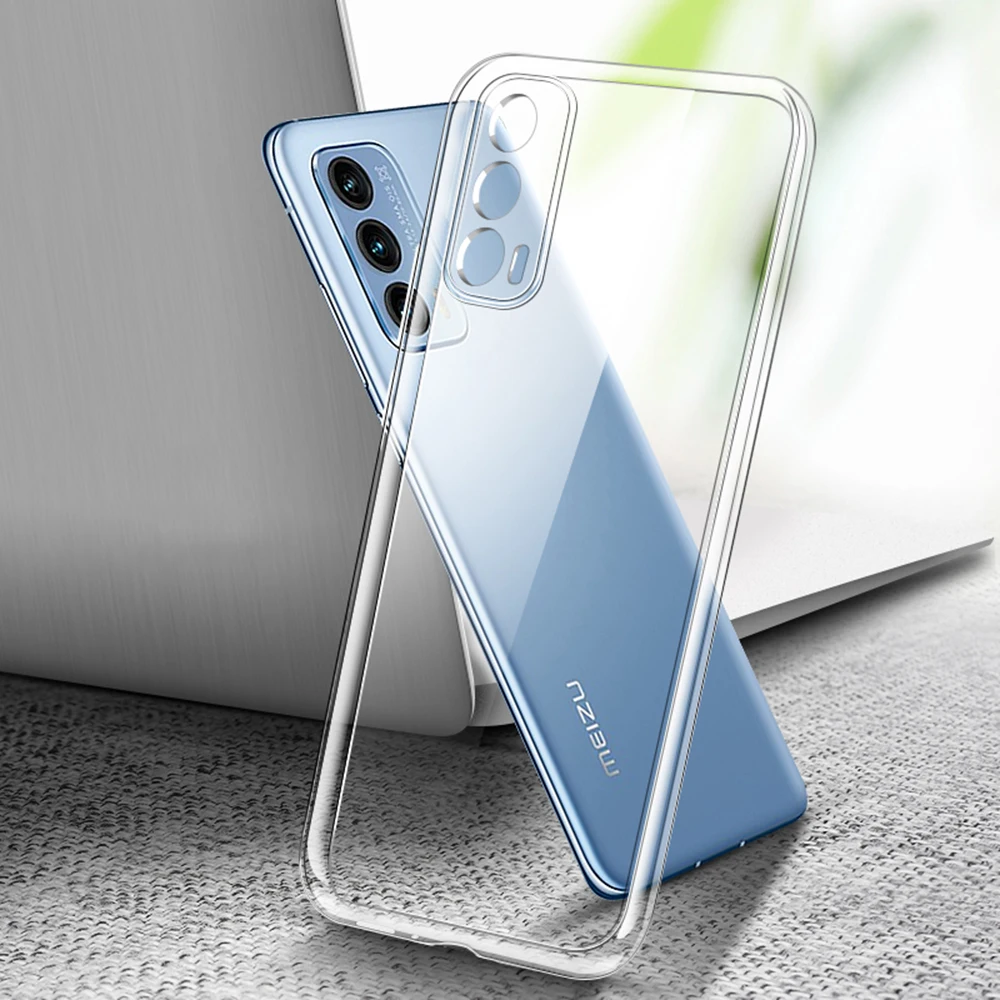 

Original Camera Lens Protection Phone Case for Meizu 18 18s Pro 18X Soft TPU Clear Silicone Mobile Back Cover Meizu18 18Pro S X