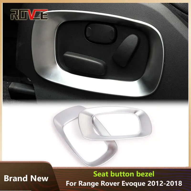 

ROVCE декоративная наклейка на боковую раму автомобильного сиденья для Land Rover Range Rover Evoque 2012-2018, аксессуары