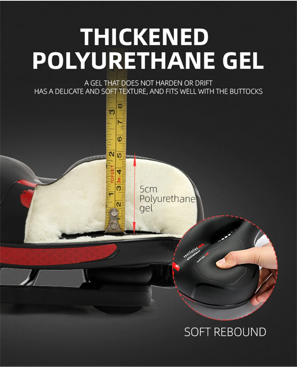 Siège De Selle De Mini Vélo Siège De Selle De Moto, Confort Accru
