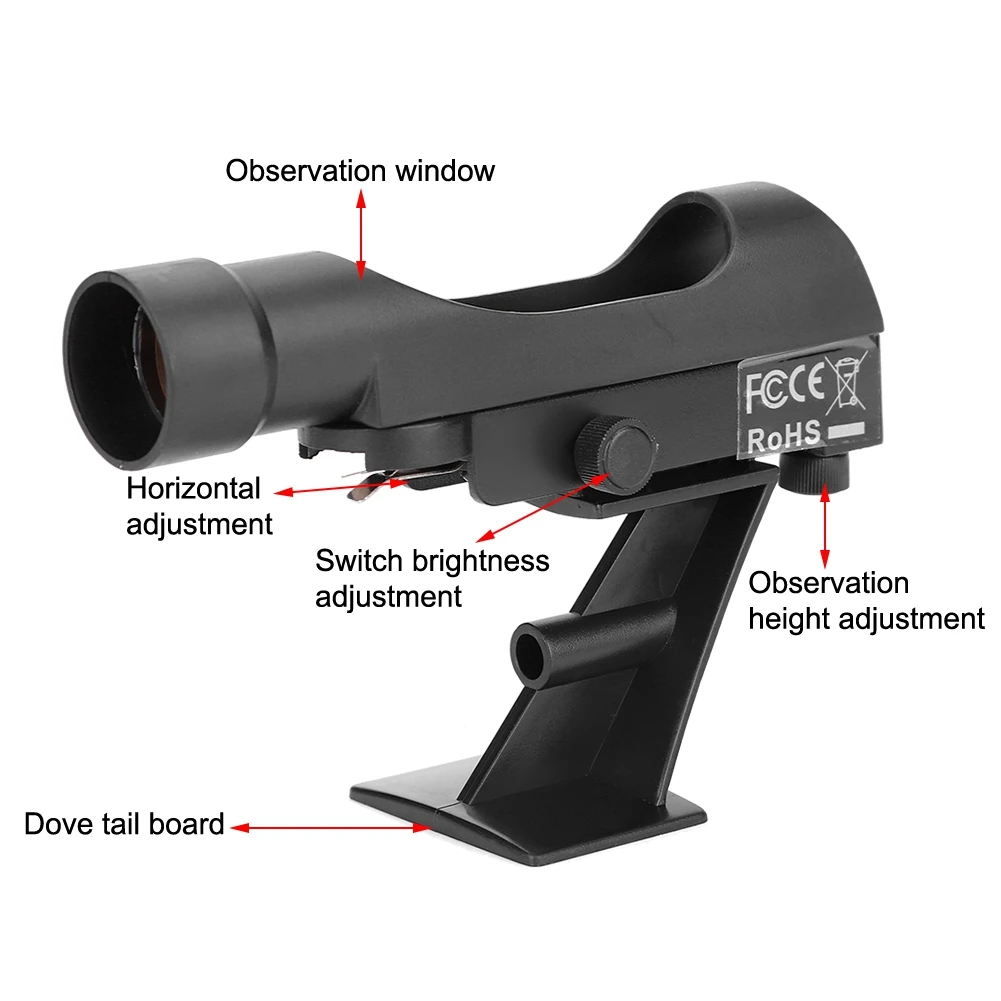 Red Dot Viewfinder Star Finder Scope for Celestron 80EQ 80/90DX SE Astro Telescope Telescope Viewfinder
