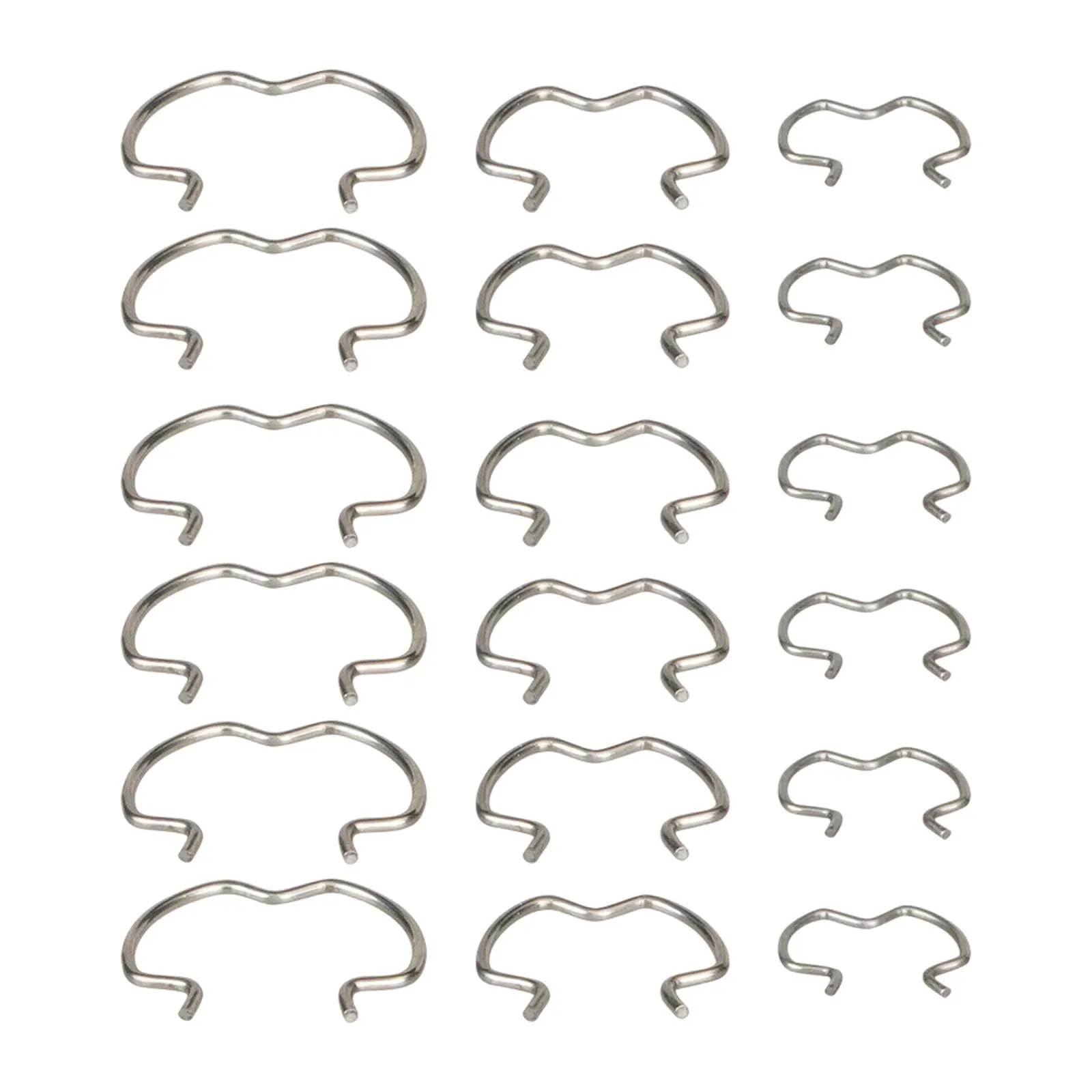Transmission Oil Cooler Line Clips 18x 800-801 Quick Connector Clips Durable Replacement Parts Clamp Device 3 Different Size transmission oil cooler clips