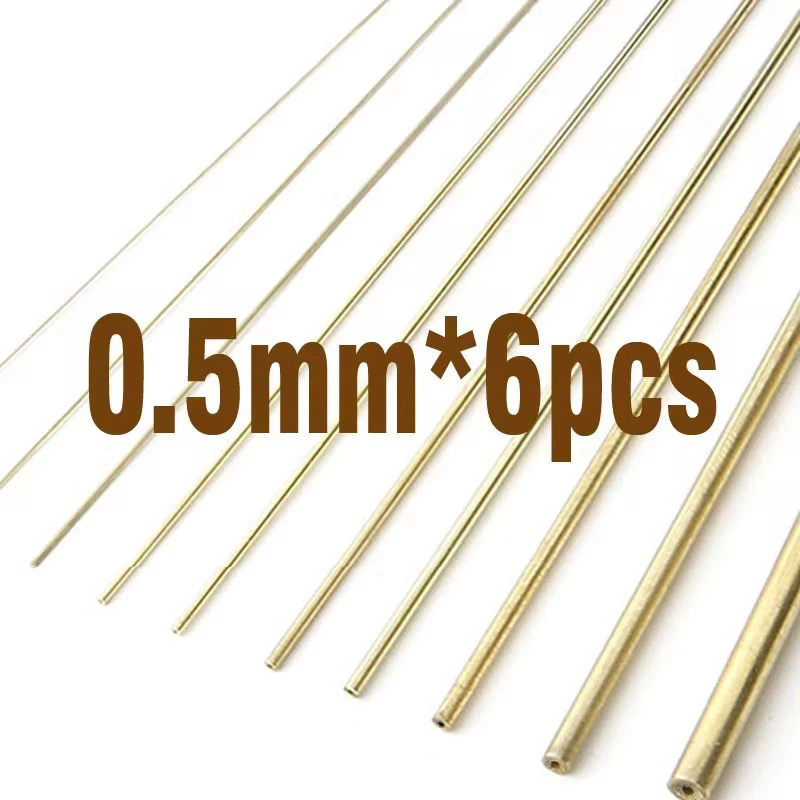 모델 DIY 개조 구리 튜브 황동 막대 0.3mm-2.0mm 모델링 액세서리 Mecha 탱크 총기 취미 업그레이드 액세서리