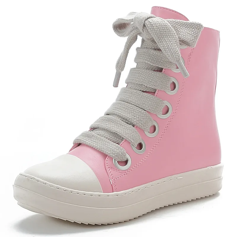 Sneakers Man Unisex Couple Shoes Fashion Zipper Canvas Shoes Spring And Autumn Leather Casual Shoes Size 35-44 5