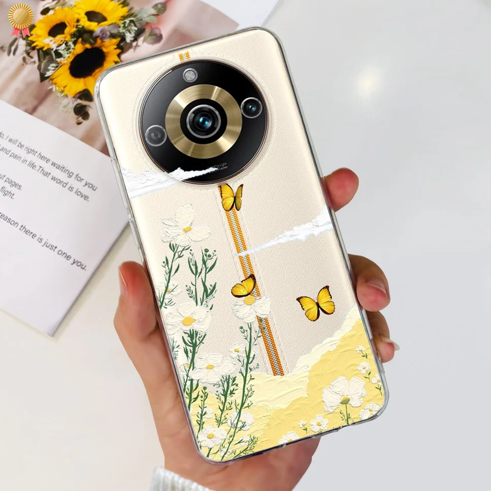 Clear Cute Cartoon Cat Soft Silicone TPU Back Cover