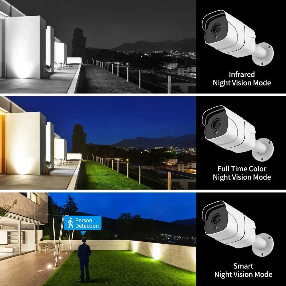ANSVICAM Tuya 5MP Outdoor Bullet 5G WiFi Camera Outdoor Waterproof Wireless Security Surveillance IR Night Vision Motion Cameras 4