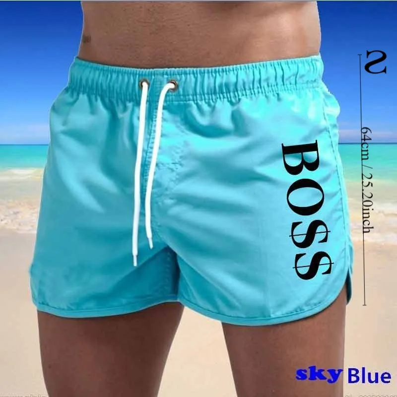 Swim Trunks Mens Fashion Bathing Polyester Sporting Shorts Speedway Europe and USA