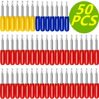 50 PZ 30/45/60 Gradi Lame di Ricambio Per Roland Cricut Plotter Lama Coltello Lame Per Utensili Elettrici Plotter Da Taglio