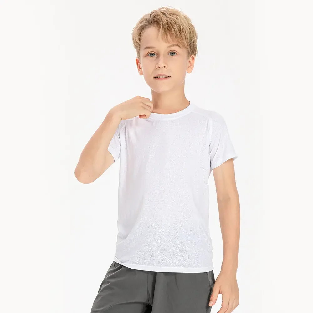 Children Sport T-shirt Short Sleelve Shirt 120-150cm
