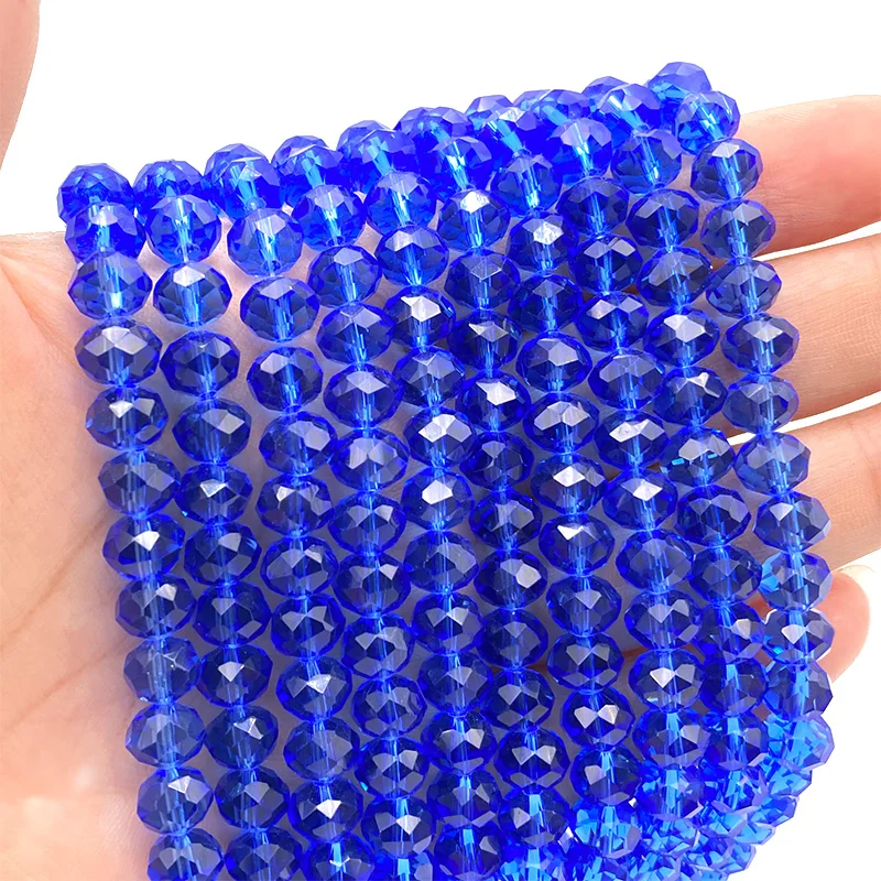 Vibrant Multicolor Faceted Crystal Beads