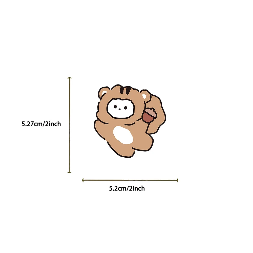 50Pcs 한국어 사랑스러운 치유 시스템 개 스티커 손 계정 전화 케이스 트롤리 상자 방수 접착 스티커 선물 완구